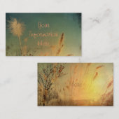 Carte De Visite Nature douce et jolie (Devant / Derrière)