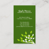 Carte De Visite Nature élégante (Dos)