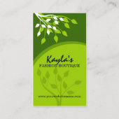 Carte De Visite Nature élégante (Devant)