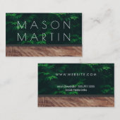 Carte De Visite Nature | Forêt II (Devant / Derrière)