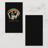 Carte De Visite Nature Lover Adventure Scout Randonnée extérieur C (Devant / Derrière)