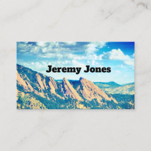 Carte De Visite nature montagne photographie