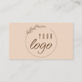 Carte De Visite Nature Paysage Couleurs pastel (Dos)