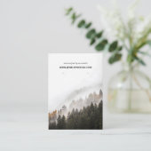 Carte De Visite Nature Pine Woods Élevage Bijoux Display (Debout devant)