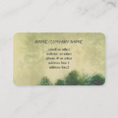 Carte De Visite nature pinède (Dos)