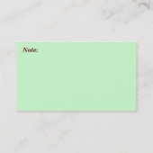 Carte de visite naturel (Dos)