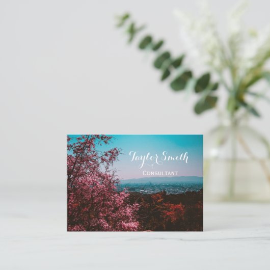 carte de visite naturel (Debout devant)