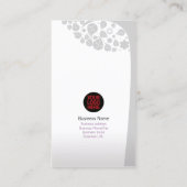 Carte de visite naturel de l'arbre vectoriel (Dos)