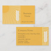 Carte de visite naturel de magasin de nourriture (Devant / Derrière)