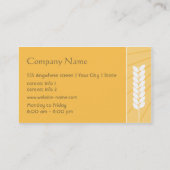 Carte de visite naturel de magasin de nourriture (Dos)