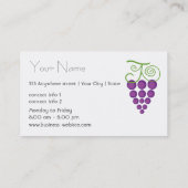 Carte de visite naturel de magasin de nourriture (Dos)