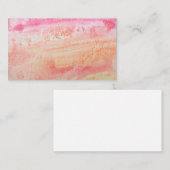 Carte de visite naturel de style de texture de (Devant / Derrière)