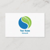 Carte de visite naturopath personnalisable (Devant)
