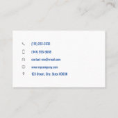 Carte de visite naturopath personnalisable (Dos)