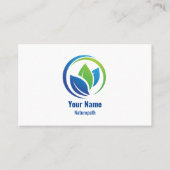 Carte de visite naturopath personnalisable (Devant)