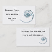 Carte De Visite Nautalis 2 (Devant / Derrière)