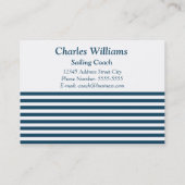 Carte De Visite Nautical design (Dos)