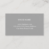 Carte De Visite Nautical themed design (Dos)