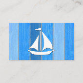 Carte De Visite Nautical themed design (Devant)