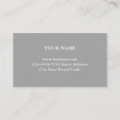 Carte De Visite Nautical themed design (Dos)