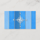 Carte De Visite Nautical themed design (Devant)