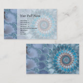 Carte De Visite Nautilus - art de fractale (Devant / Derrière)