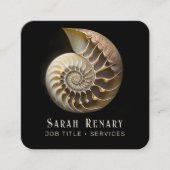 Carte de visite Nautilus Shell (Devant)