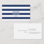 Carte de visite nautique (Devant / Derrière)