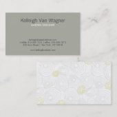 CARTE DE VISITE NAV ORGANIQUE/BLANC (Devant / Derrière)