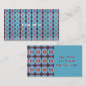 Carte De Visite Navajo rochers rouges Thunder_Cove (Devant / Derrière)