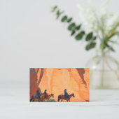 Carte De Visite Navajos dans un canyon, 1945 par Maynard Dixon (Debout devant)