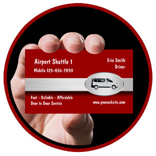 Carte De Visite Navette aéroport Taxi