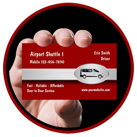Carte De Visite Navette aéroport Taxi