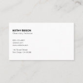 Carte De Visite Navette spatiale | Espace aérien (Dos)