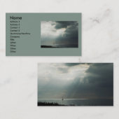 Carte De Visite Navigation d'orage (Devant / Derrière)