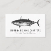 Carte De Visite Navire de pêche moderne Capitaine d'embarcation (Devant)