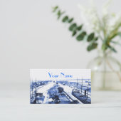 Carte De Visite Navire vintage USA (Debout devant)