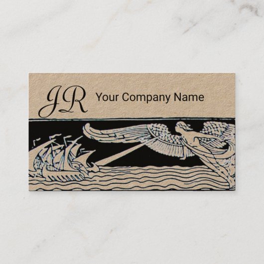 Carte De Visite NAVIRES ANCIENS, Voyage en mer, Papier Kraft noir  (Dos)