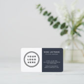 Carte De Visite Navy Blue (Debout devant)