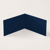 Carte De Visite Navy Blue Spécial Unique Moderne Consultant (Intérieur)