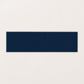 Carte De Visite Navy Blue Spécial Unique Moderne Consultant (Intérieur déplié)