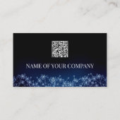 Carte De Visite Navy Luxury Business Card Design (Dos)