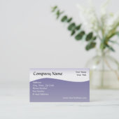 Carte de visite Navy Wave, Conception en ligne (Debout devant)