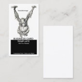 Carte De Visite Ne fais pas de singe autour de Young Ape (Devant / Derrière)