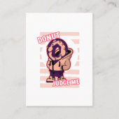 Carte De Visite Ne juge pas des punis drôles (Devant)