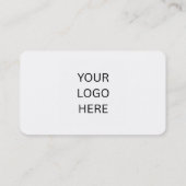 Carte De Visite Ne manquez pas | Code QR et logo personnalisables (Dos)