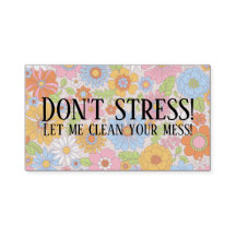 Ne pas stresser le nettoyage floral