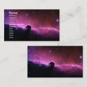 Carte De Visite Nebula Barnard 33 NASA (Devant / Derrière)