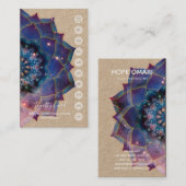 Carte De Visite Nebula Bloom | Mandala (Devant / Derrière)