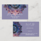 Carte De Visite Nebula Bloom | Mandala (Devant / Derrière)